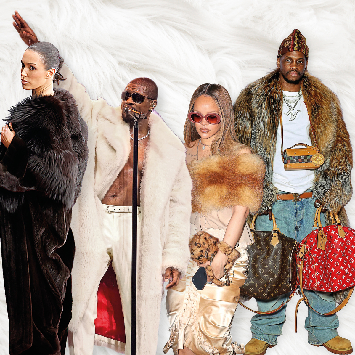 未使用【定価53万】ウィーゼル マーブルオレンジ ファーコート 本毛皮 XL相当 未使用【定価53万】ウィーゼル マーブルオレンジ ファーコート 本毛皮