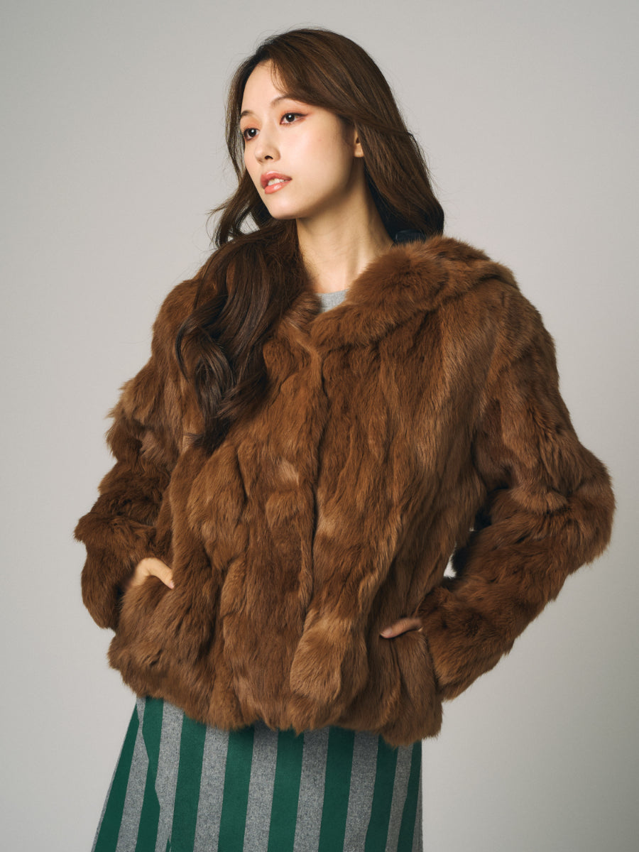 ラビットベリー ジャケット｜ブラウン（1カラー） – VOLATA Online Shop