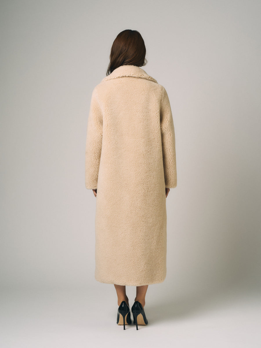 テディベア　ボア　コート | グレー、ベージュ、ブラウン（3カラー）