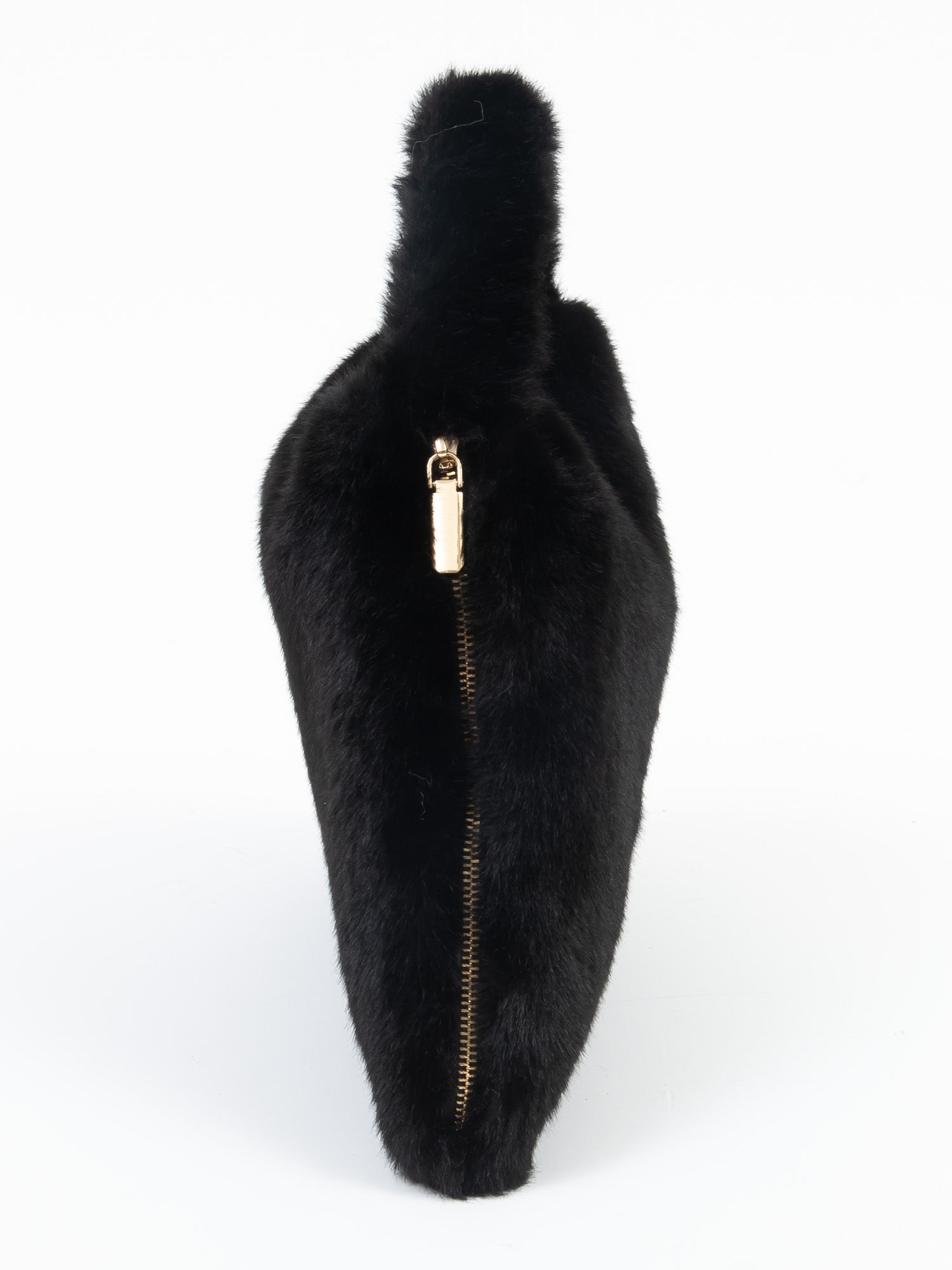 フェイクミンク　バッグ｜アイボリー、ブラック、ブラウン（3カラー）