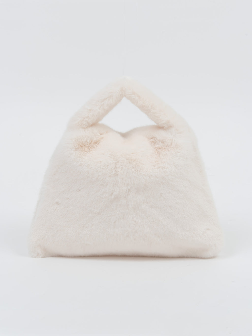 フェイクミンク　バッグ｜アイボリー、ブラック、ブラウン（3カラー）