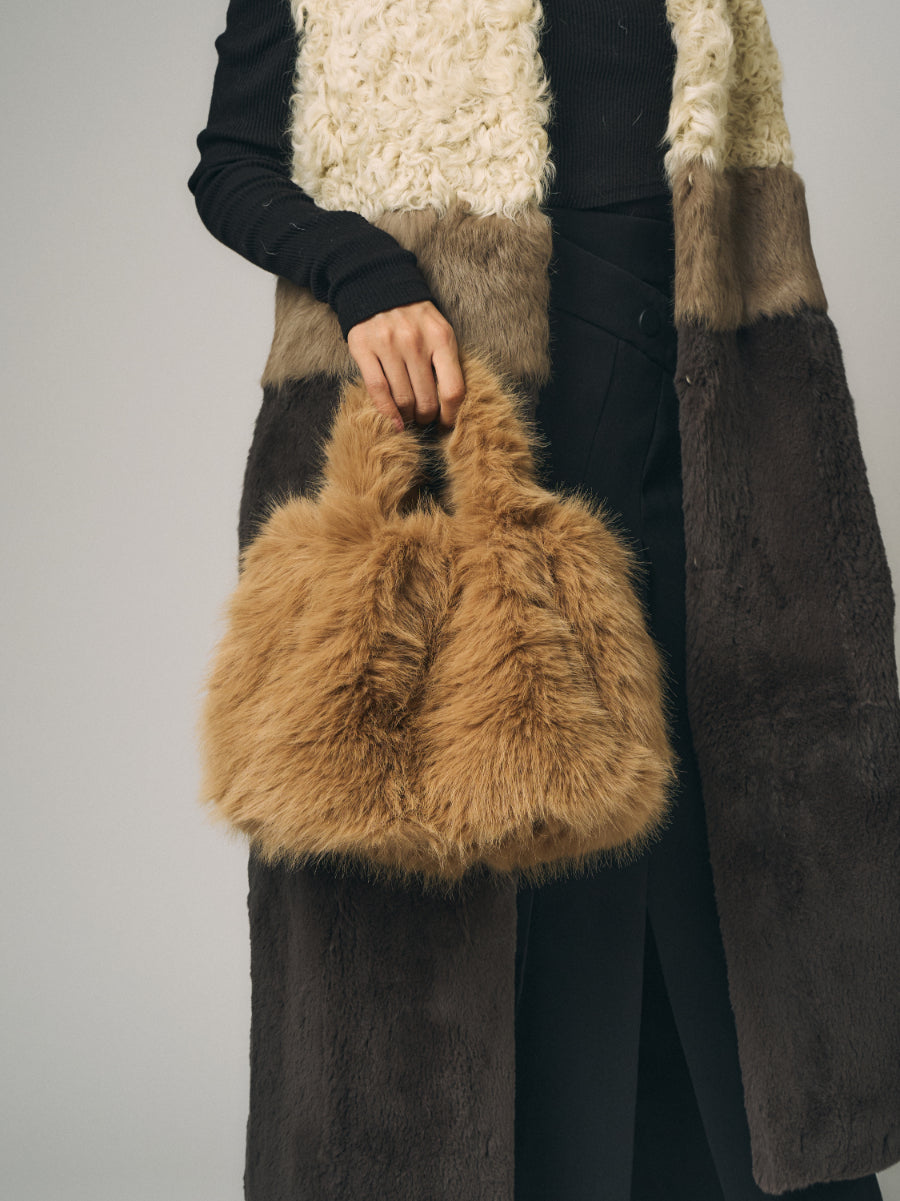 フェイクトスカーナ　バッグ｜ブルー、ブラック、ベージュ（3カラー）