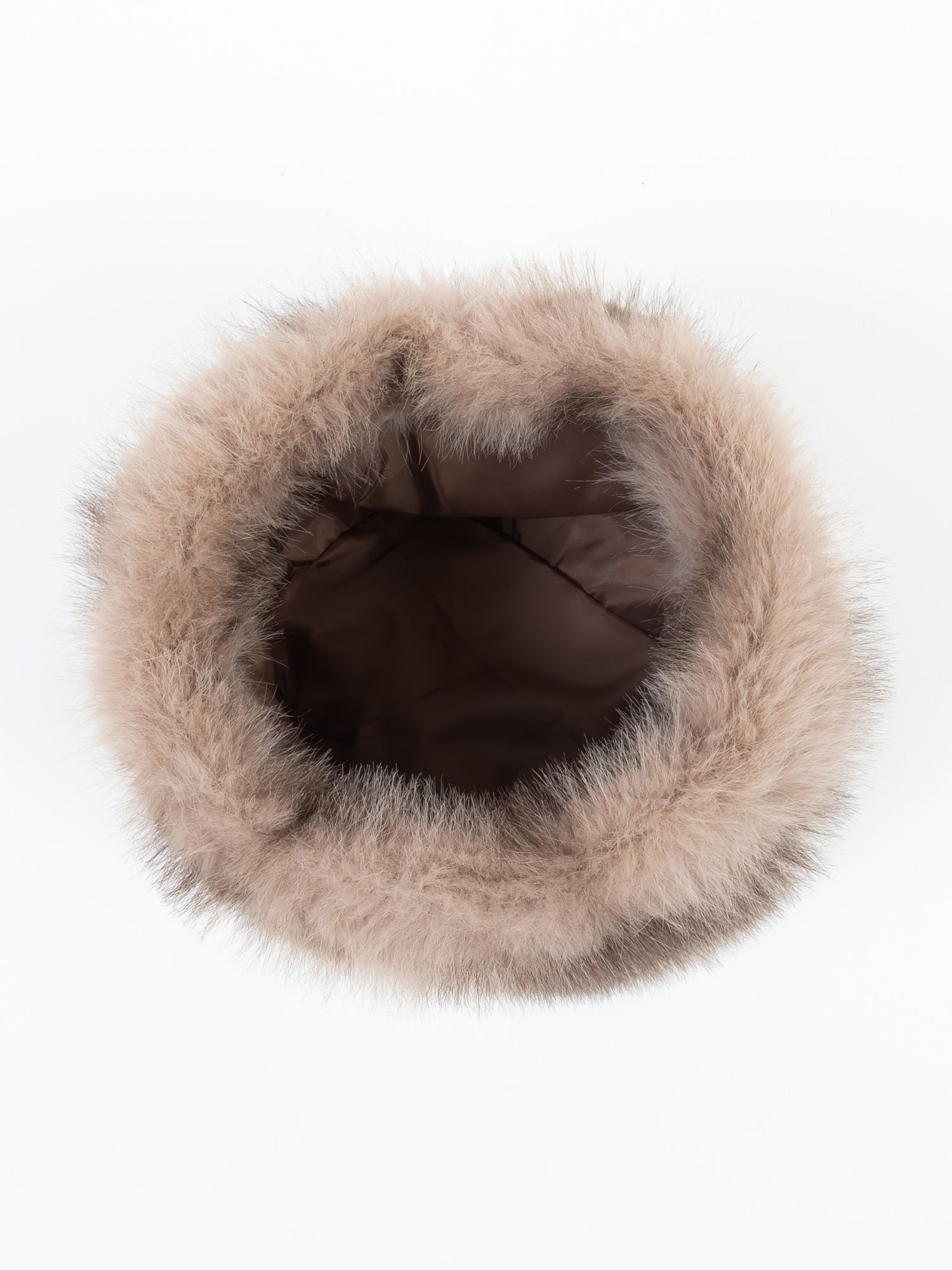 フェイクフォックス　バッグ｜ベージュ、グレー（2カラー）