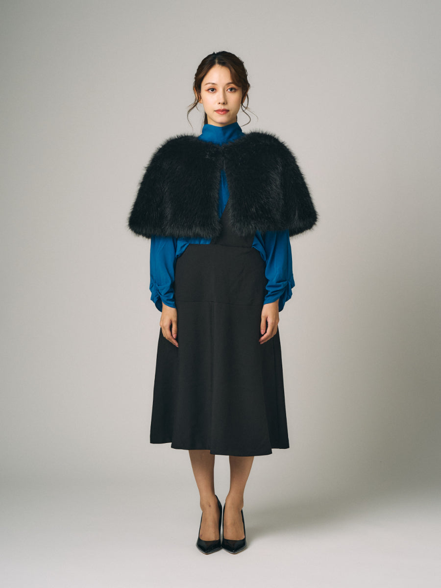 フェイクトスカーナ　ケープ｜ブラック、ホワイト（2カラー）