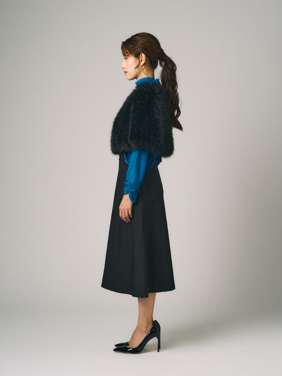 フェイクトスカーナ　ケープ｜ブラック、ホワイト（2カラー）