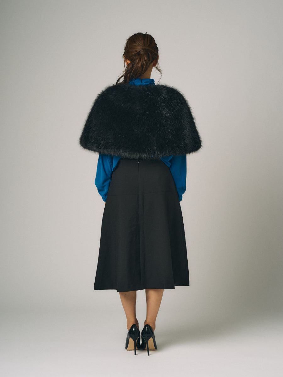 フェイクトスカーナ　ケープ｜ブラック、ホワイト（2カラー）