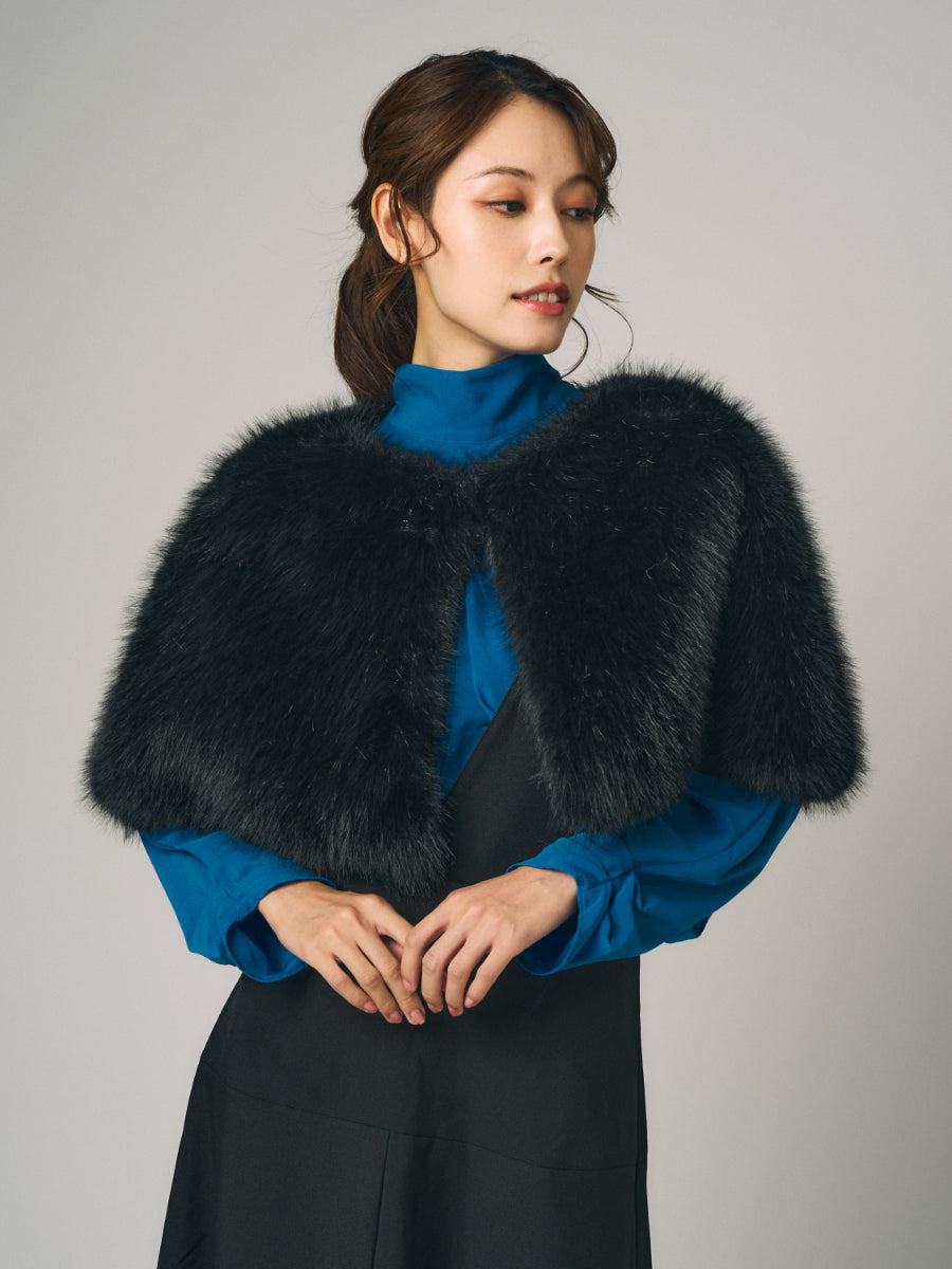 フェイクトスカーナ　ケープ｜ブラック、ホワイト（2カラー）