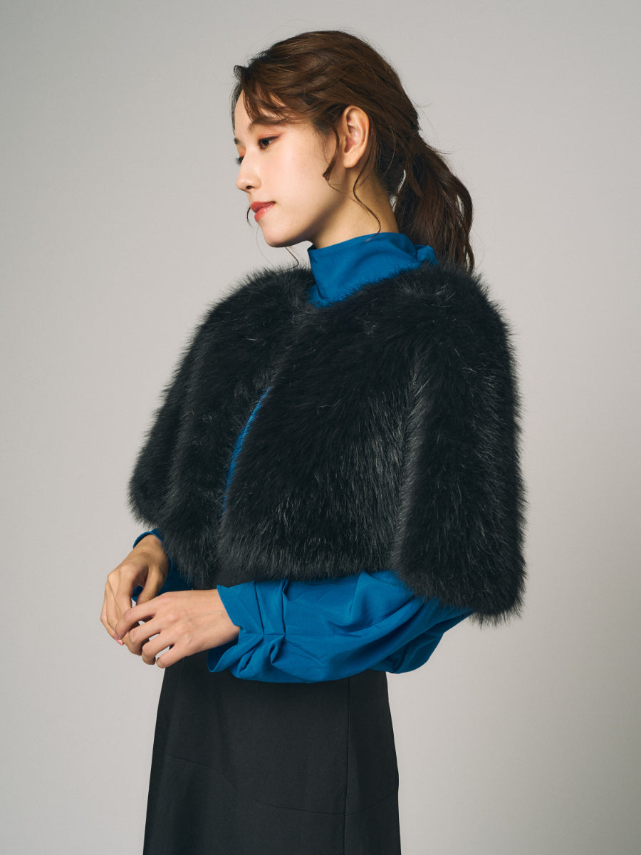 フェイクトスカーナ　ケープ｜ブラック、ホワイト（2カラー）