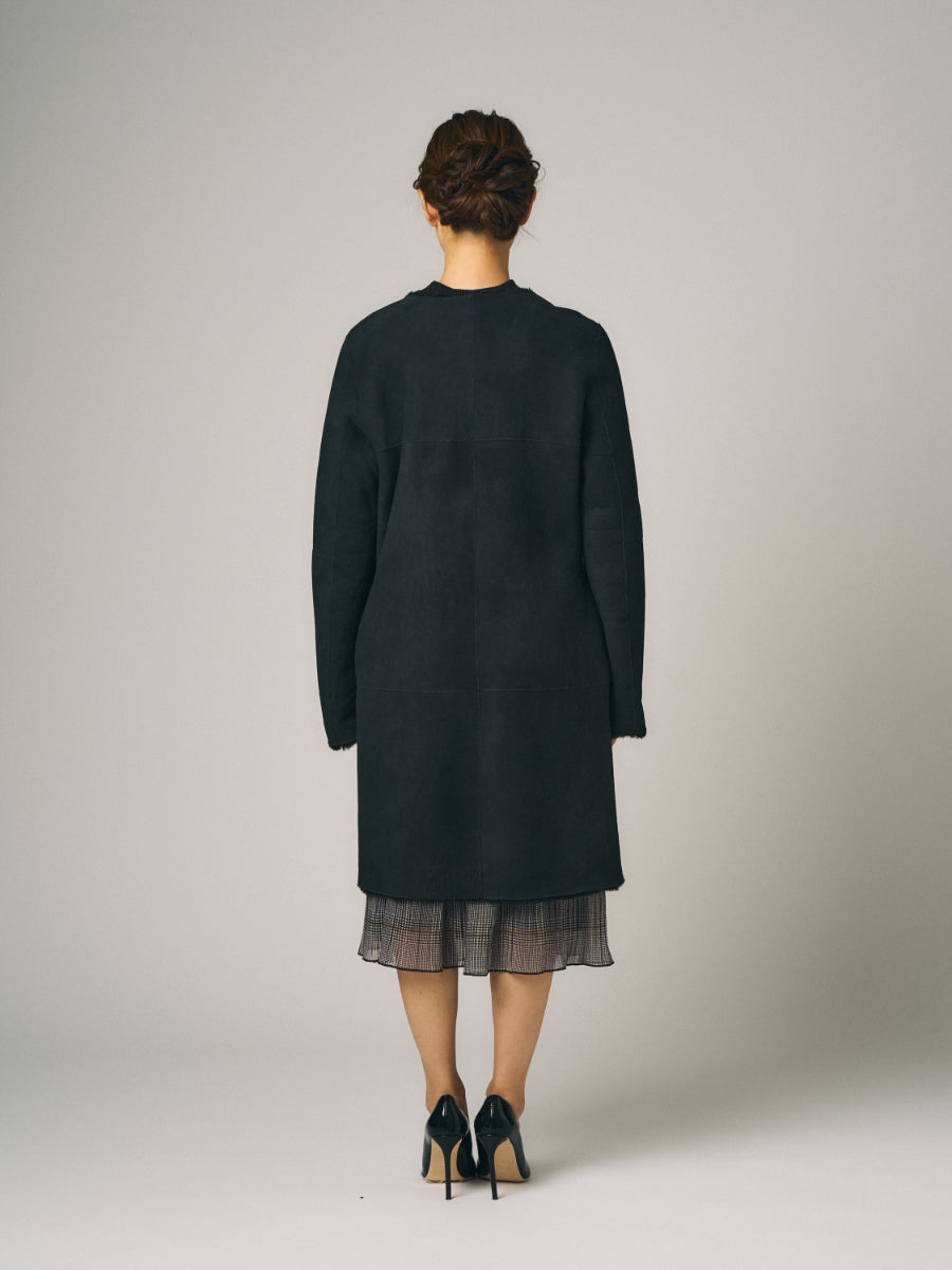 ムートン　コート｜ブラック（1カラー）