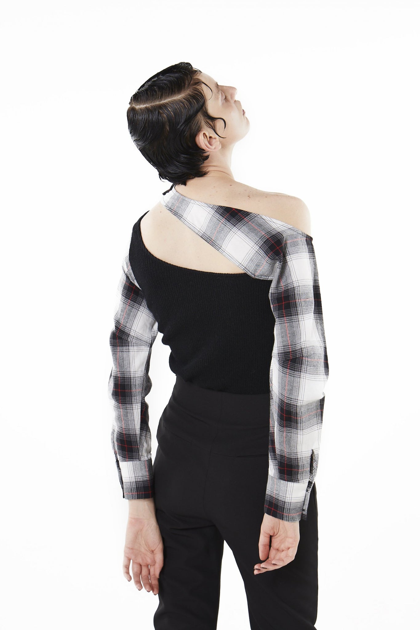 【FLEI】Shirts x Knit Tops | ブラック、グリーン（2カラー）