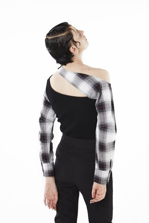 【FLEI】Shirts x Knit Tops | ブラック、グリーン（2カラー）