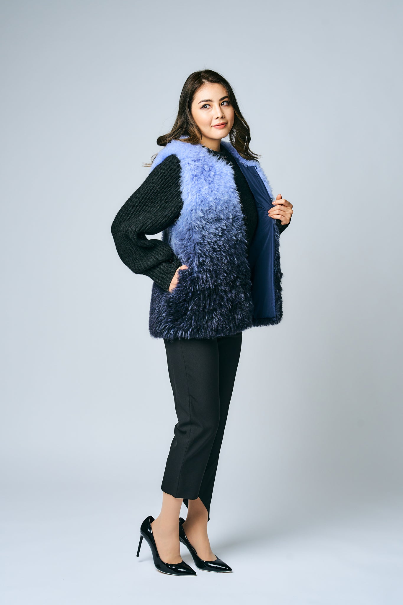 Cashmere VS｜ネイビーグラデーション、グレーグラデーション、グリーングラデーション（3カラー）