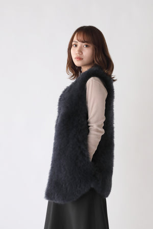 Cashmere VS カシミヤベスト｜アイボリー、ネイビー（2カラー） - VOLATA Online Shop