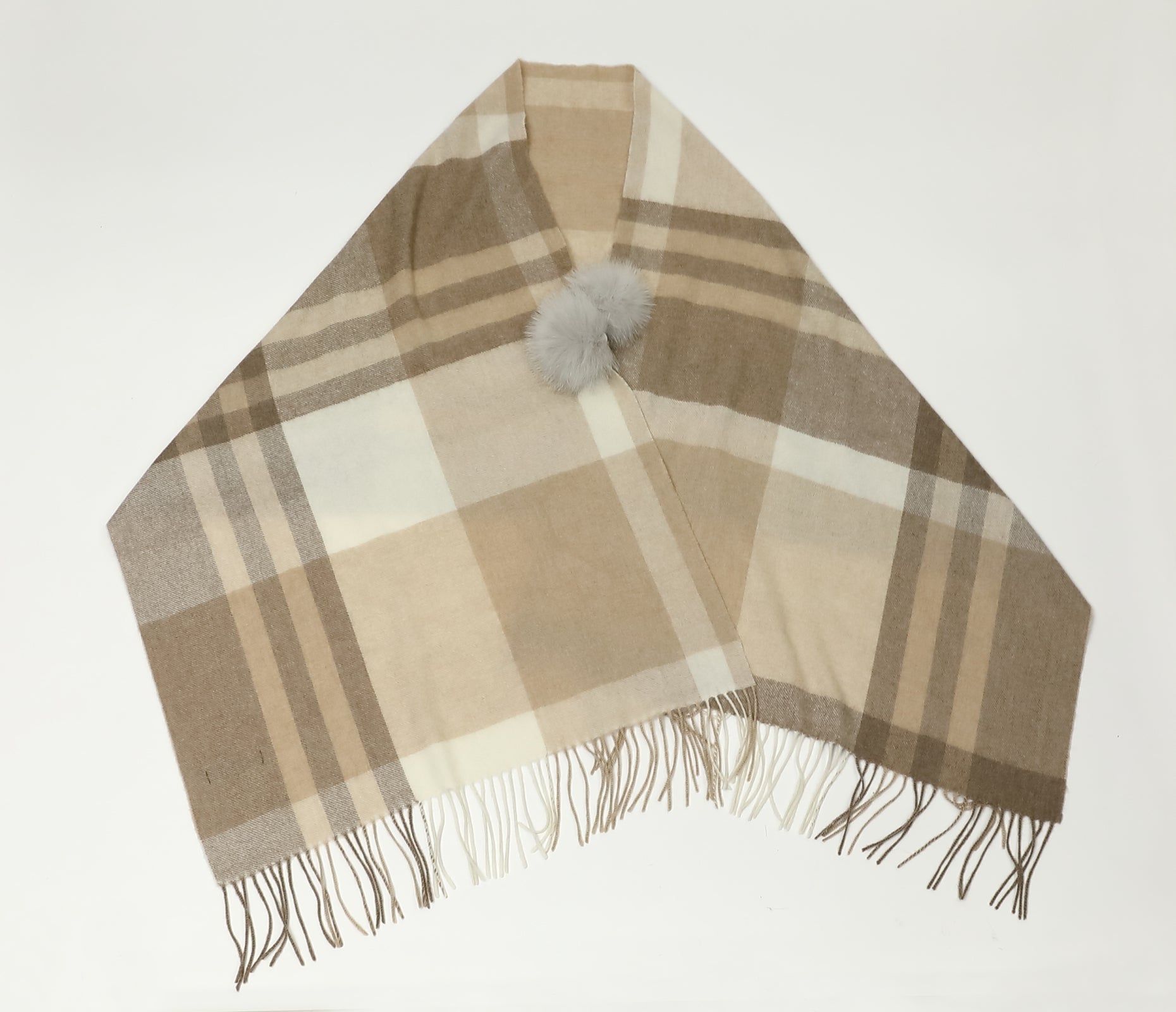 お値下げ　volata チベットラム & フォックス　マフラー お値下げ volata チベットラム & フォックス マフラー - メルカリ