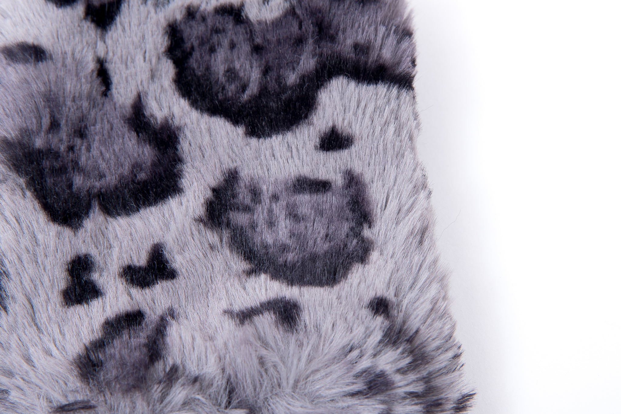 Fake Rex Knit Gloves｜レオパード柄、チャコールグレー、ライトグレー（3カラー）